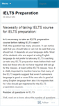 Mobile Screenshot of ieltspreparationcourse.wordpress.com