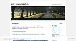 Desktop Screenshot of parroquiainmaculada.wordpress.com