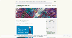 Desktop Screenshot of flaxweaving.wordpress.com