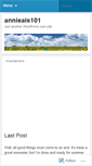 Mobile Screenshot of annieais101.wordpress.com