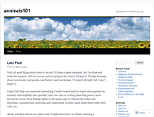 Tablet Screenshot of annieais101.wordpress.com