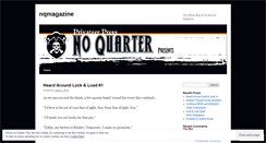 Desktop Screenshot of nqmagazine.wordpress.com