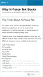 Mobile Screenshot of nforceteksucks.wordpress.com