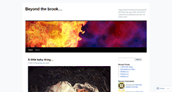 Desktop Screenshot of beyondthebrook.wordpress.com