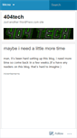 Mobile Screenshot of 404tech.wordpress.com
