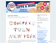 Tablet Screenshot of cooperstownbaseballgifts.wordpress.com