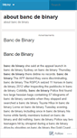 Mobile Screenshot of cie.aboutbancdebinary.wordpress.com