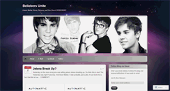 Desktop Screenshot of beliebersunite.wordpress.com