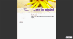 Desktop Screenshot of amdecprincipal.wordpress.com
