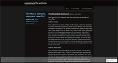 Desktop Screenshot of experiencetheextreme.wordpress.com