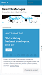 Mobile Screenshot of moniquedy.wordpress.com