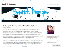 Tablet Screenshot of moniquedy.wordpress.com