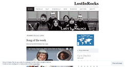 Desktop Screenshot of lostinrocks.wordpress.com