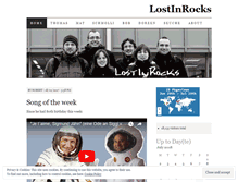 Tablet Screenshot of lostinrocks.wordpress.com