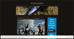 Desktop Screenshot of kikisart.wordpress.com