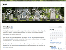 Tablet Screenshot of cfhrblog.wordpress.com