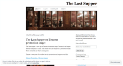 Desktop Screenshot of lastsupperfilm.wordpress.com