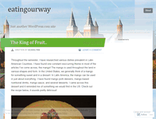 Tablet Screenshot of eatingourway.wordpress.com