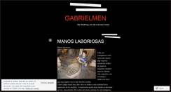 Desktop Screenshot of gabrielmen.wordpress.com