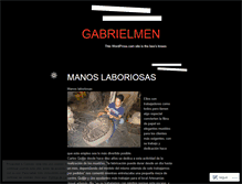 Tablet Screenshot of gabrielmen.wordpress.com
