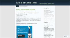 Desktop Screenshot of buildalotgames.wordpress.com