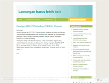 Tablet Screenshot of forlamongan.wordpress.com