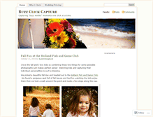 Tablet Screenshot of buzzclickcapture.wordpress.com