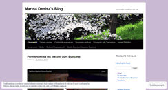 Desktop Screenshot of marinadenisa.wordpress.com