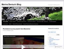 Tablet Screenshot of marinadenisa.wordpress.com