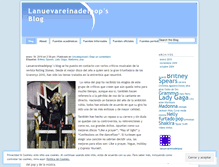 Tablet Screenshot of lanuevareinadelpop.wordpress.com