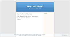 Desktop Screenshot of jenschihuahuas.wordpress.com