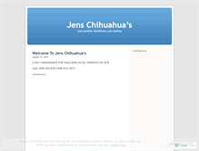 Tablet Screenshot of jenschihuahuas.wordpress.com