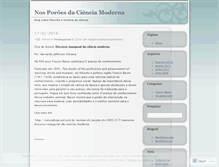 Tablet Screenshot of nosporoesdacienciamoderna.wordpress.com