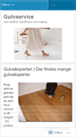 Mobile Screenshot of gulvservice.wordpress.com