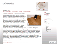 Tablet Screenshot of gulvservice.wordpress.com
