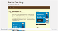 Desktop Screenshot of fortiterfarm.wordpress.com