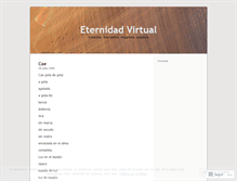 Tablet Screenshot of eternidadvirtual.wordpress.com