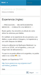 Mobile Screenshot of caminoadialisis.wordpress.com