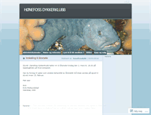 Tablet Screenshot of honefossdykk.wordpress.com