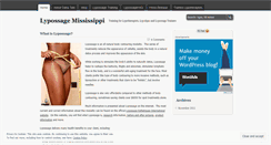 Desktop Screenshot of lypossagems.wordpress.com