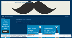 Desktop Screenshot of mustachemaker.wordpress.com
