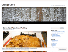 Tablet Screenshot of orangecook.wordpress.com