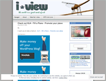 Tablet Screenshot of eyeview.wordpress.com