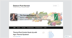Desktop Screenshot of dawsonpostharvest.wordpress.com