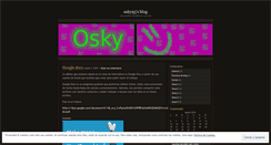 Desktop Screenshot of osky95.wordpress.com