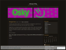 Tablet Screenshot of osky95.wordpress.com