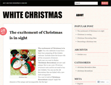 Tablet Screenshot of christmaswhite.wordpress.com