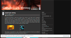 Desktop Screenshot of garuda112.wordpress.com