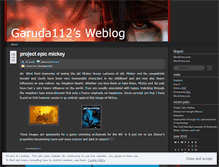 Tablet Screenshot of garuda112.wordpress.com