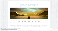 Desktop Screenshot of gabrielparadise.wordpress.com